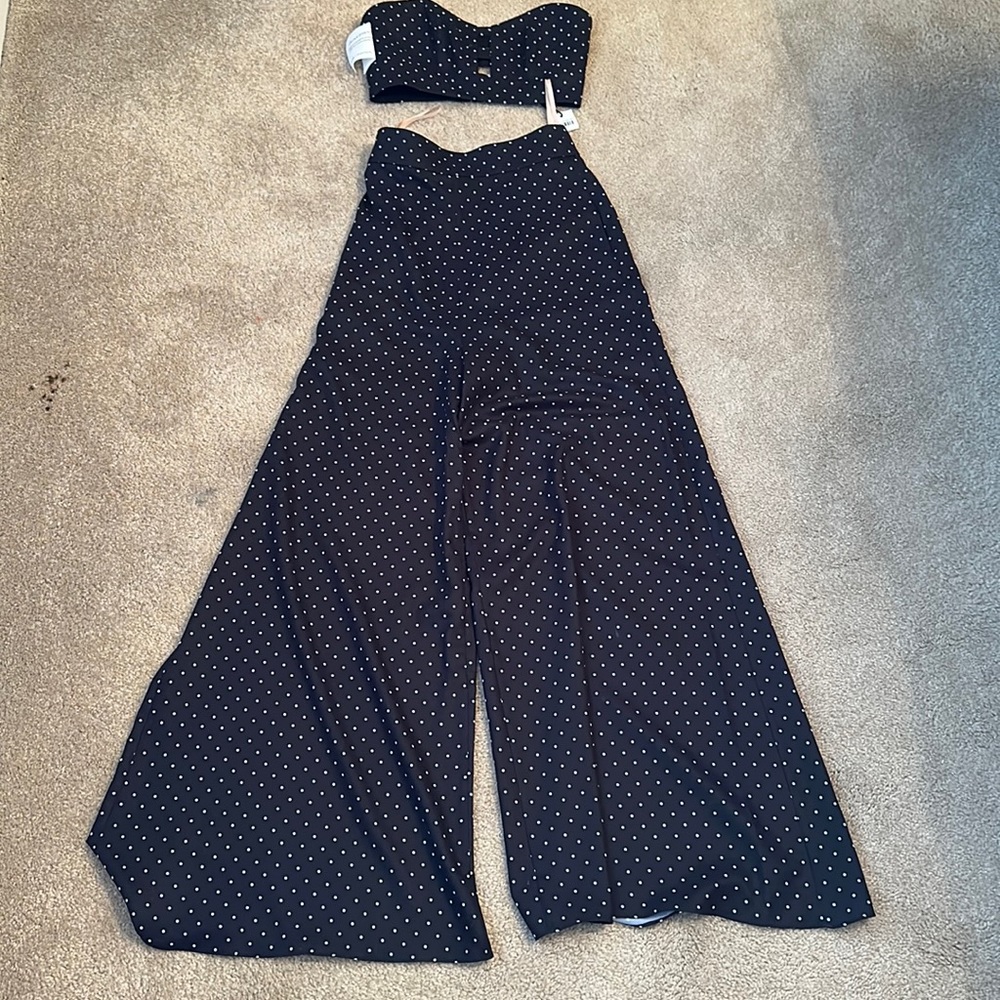 Fame and Partners Set. Black with white dots